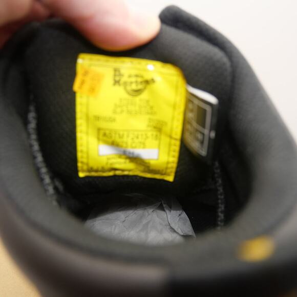 New Dr. Doc Martens Gilbreth Women's 11 Steel Toe Work Boots Black SR - Picture 4 of 10